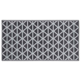 Vidaxl außerhalb des Teppichs Arakil 80x150 cm pp schwarz