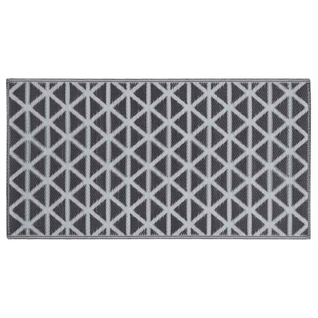 Vidaxl außerhalb des Teppichs Arakil 80x150 cm pp schwarz