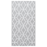 Vidaxl außerhalb des Teppichs Arakil 120x180 cm pp grau