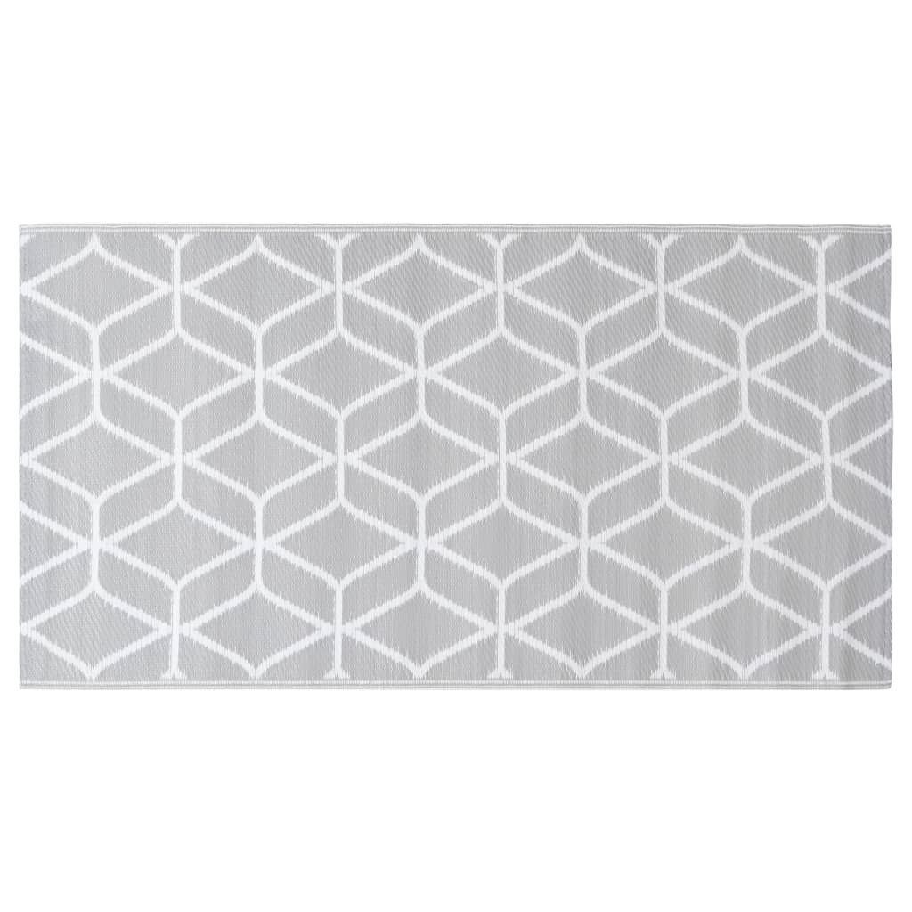 Vidaxl outside rug Arakil 120x180 cm pp gray