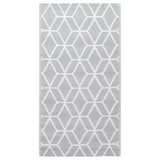 Vidaxl extérieur tapis arakil 190x290 cm pp gris