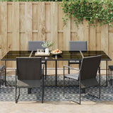 Vidaxl außerhalb des Teppichs Arakil 190x290 cm pp weiß und schwarz