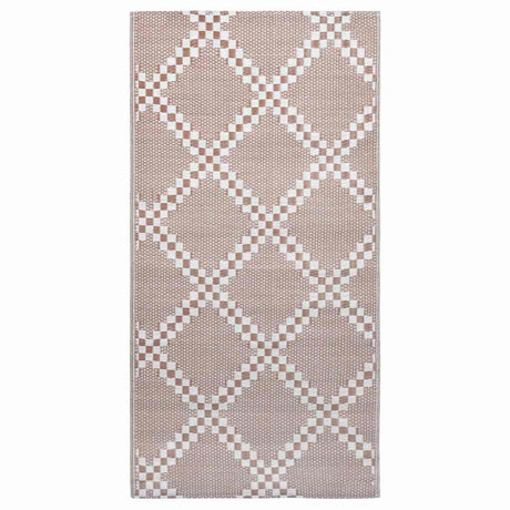 Vidaxl außerhalb des Teppichs Arakil 120x180 cm pp Brown