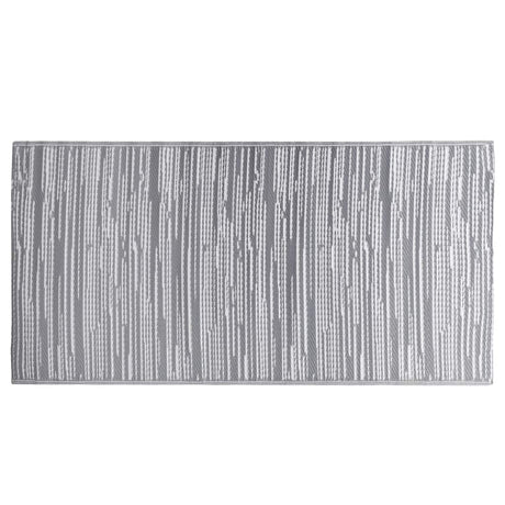 Vidaxl außerhalb des Teppichs Arakil 80x150 cm pp grau
