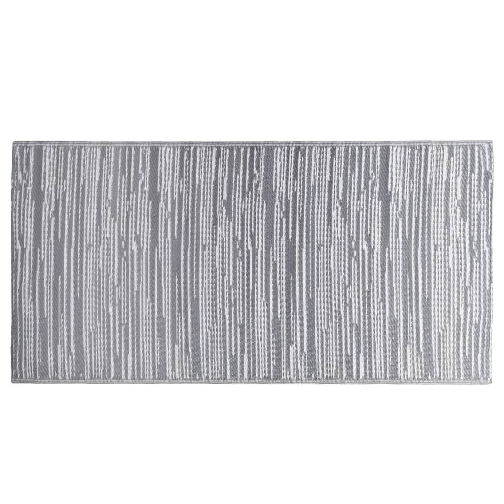 Vidaxl außerhalb des Teppichs Arakil 80x150 cm pp grau