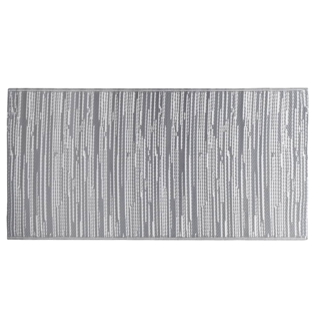 Vidaxl außerhalb des Teppichs Arakil 160x230 cm pp grau