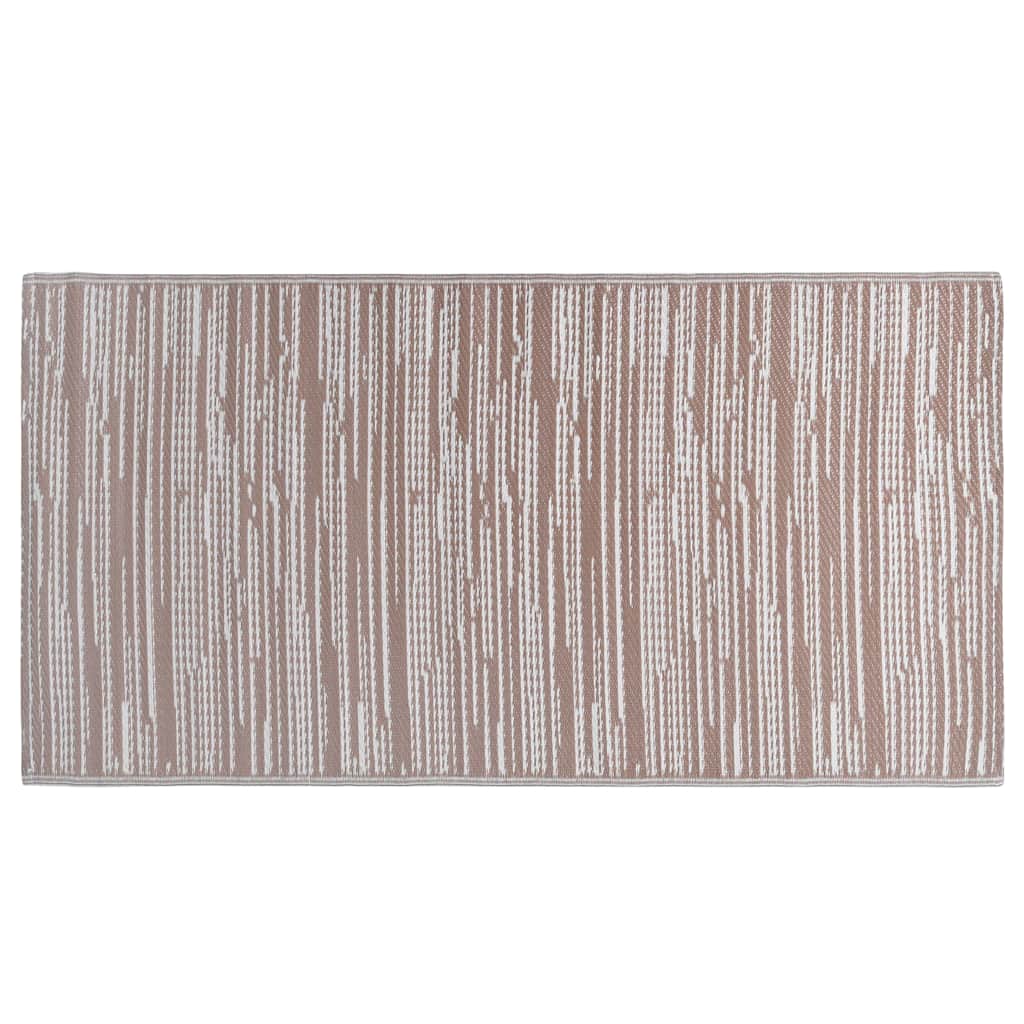 Vidaxl außerhalb des Teppichs Aakil 80x150 cm pp Brown