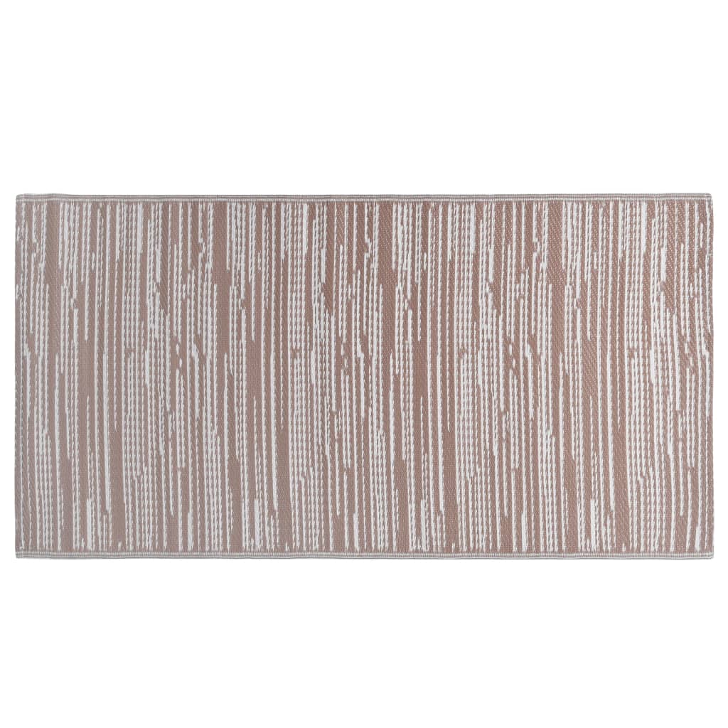 Vidaxl außerhalb des Teppichs Aakil 80x150 cm pp Brown