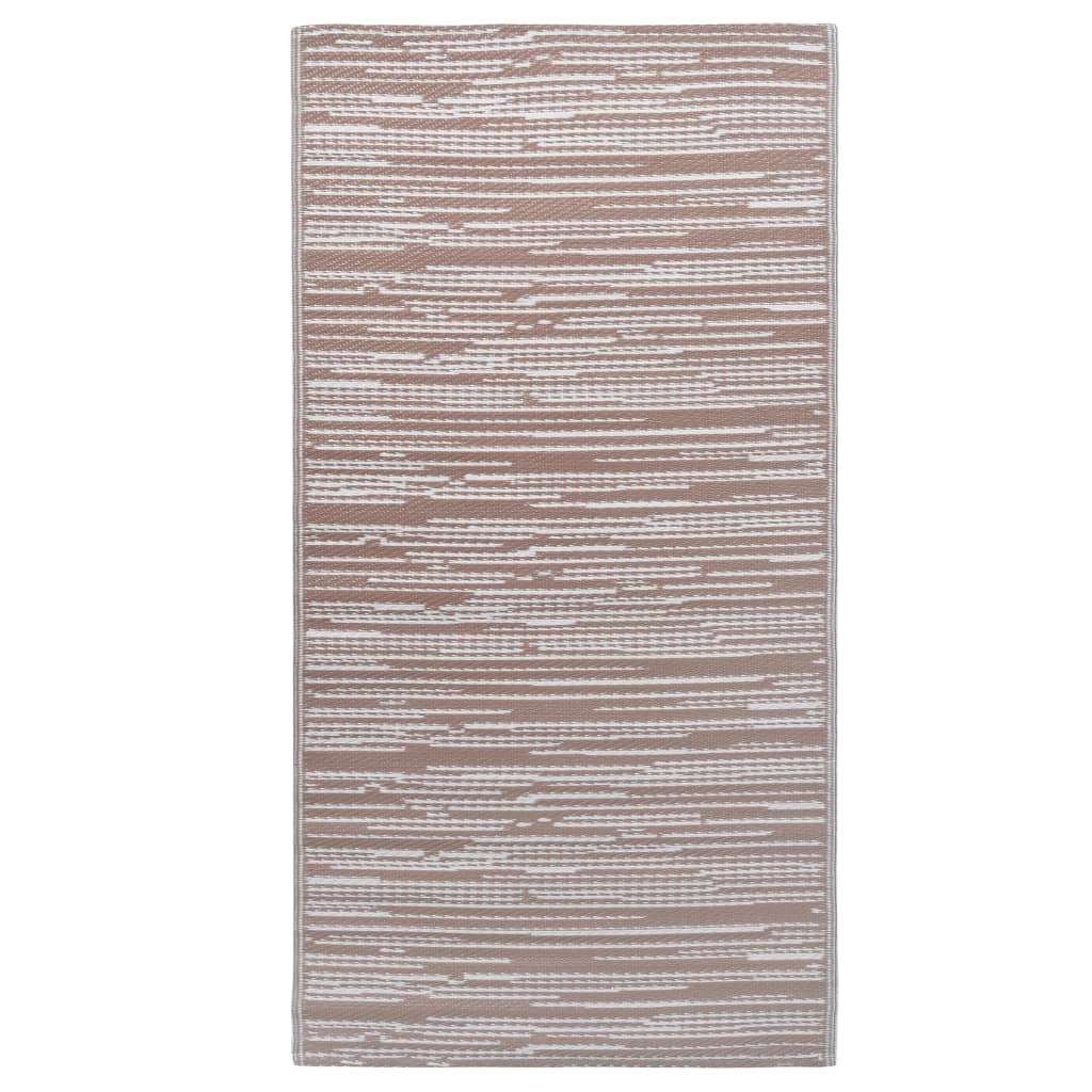 Vidaxl außerhalb des Teppichs Arakil 160x230 cm pp Brown