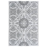 Vidaxl outside rug Arakil 120x180 cm pp light gray