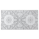 Vidaxl outside rug arakil 160x230 cm pp light gray