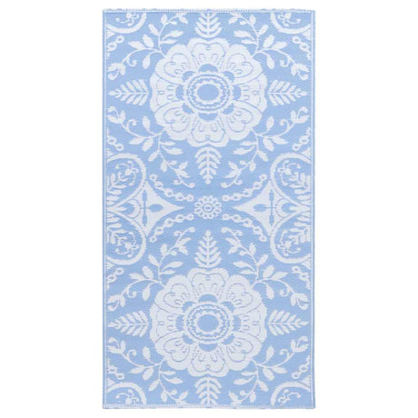 Vidaxl außerhalb des Teppichs Arakil 80x150 cm pp Babyblau