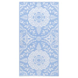 Vidaxl buitenkleed arakil 80x150 cm pp babyblauw