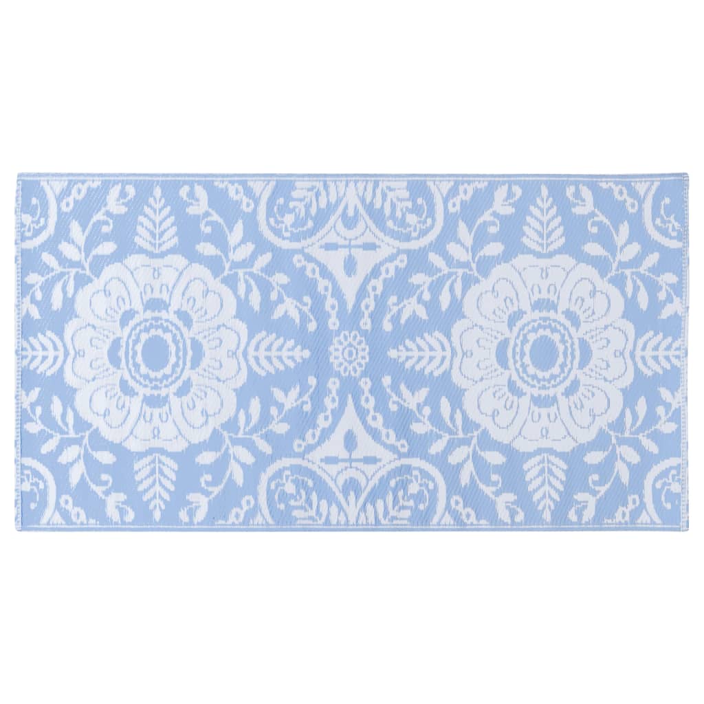 Vidaxl zunanja preproga Arakil 80x150 cm pp Baby Blue