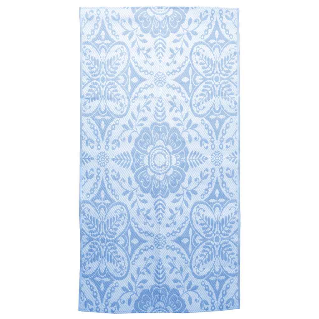 Vidaxl buitenkleed arakil 120x180 cm pp babyblauw