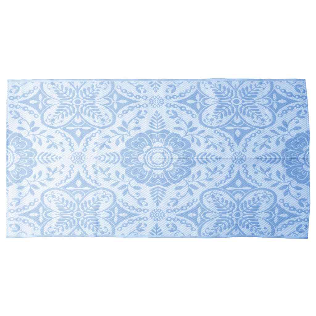 Vidaxl zewnętrzny dywan Arakil 120x180 cm PP Baby Blue