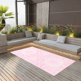 Vidaxl Extérieur Rug 80x150 cm pp rose