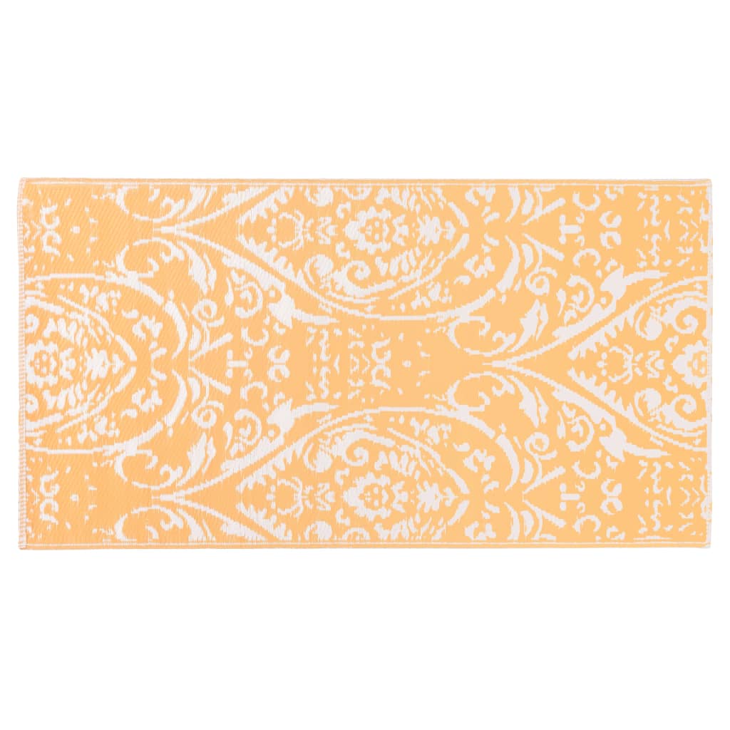 Vidaxl à l'extérieur du tapis Arakil 80x150 cm pp orange et blanc