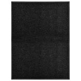 VIDAXL PORTOMAT WASSABLE 90x120 cm Schwarz