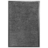 Vidaxl Doormat Washable 40x60 cm Anthracite