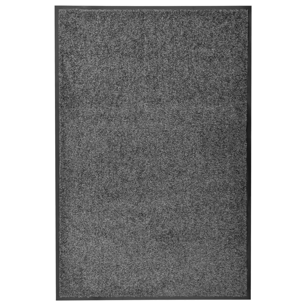 Vidaxl pailtre lavable 60x90 cm anthracite