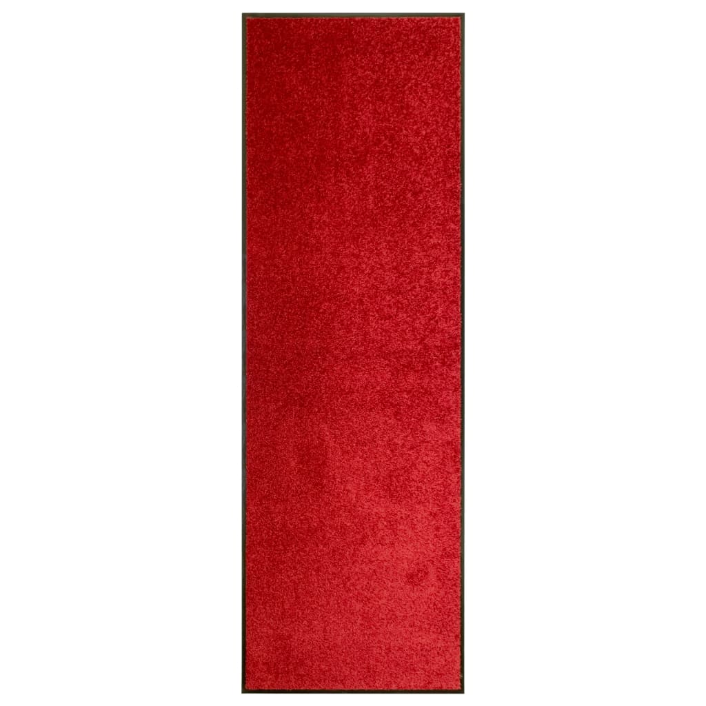 Vidaxl Pequero lavable 60x180 cm rojo