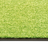 Vidaxl Doormat Washable 90x120 cm grønn