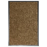 VIDAXL PORTOMAT WASSABLE 40x60 cm BROWN