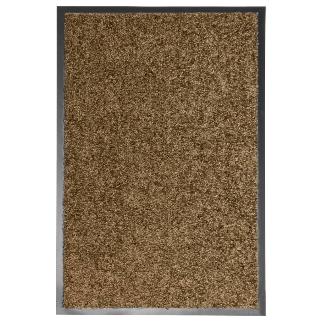 Vidaxl DOORMAT lavable 40x60 cm brun