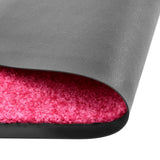 Vidaxl Doormat wäschen 60x180 cm rosa