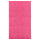 Vidaxl DOORMAT lavable 90x150 cm rose