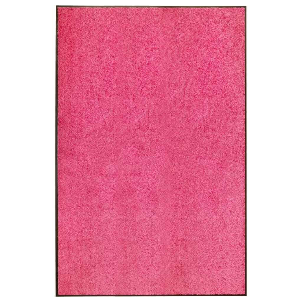 VIDAXL ROORMAT lavabile 120x180 cm rosa