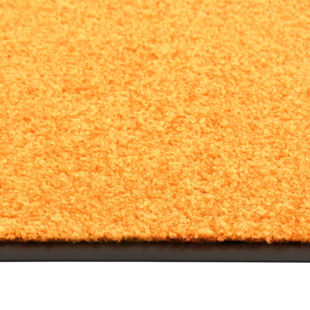 Vidaxl Doormat Washable 40x60 cm pomarańczowy