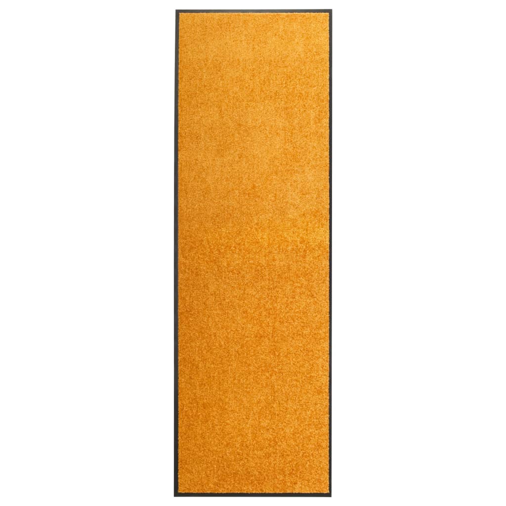 Vidaxl Doormat wäschen 60x180 cm orange