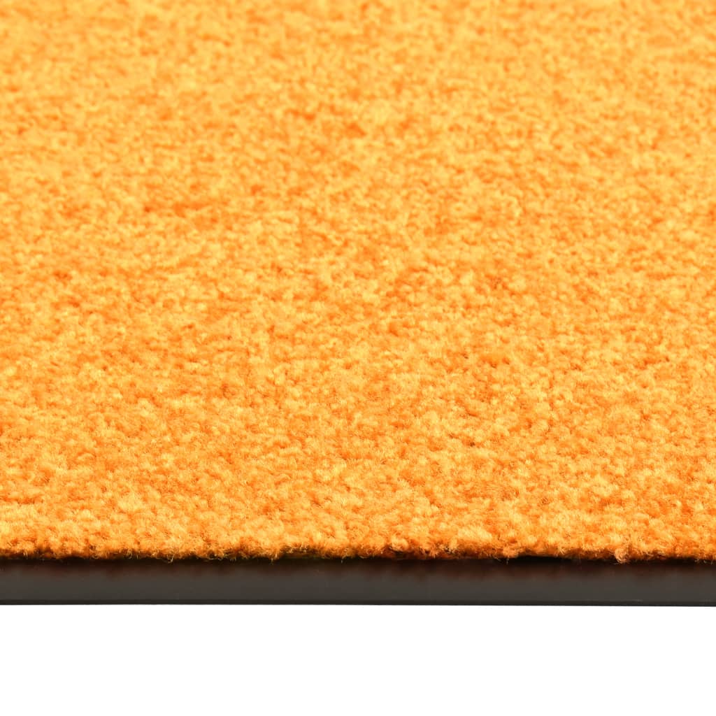 VIDAXL PORTOMAT WASSABLE 90x120 cm Orange