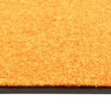 Vidaxl Doormat Washable 90x120 cm pomarańczowy