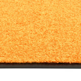 VIDAXL PORTOMAT WASSABLE 90x120 cm Orange