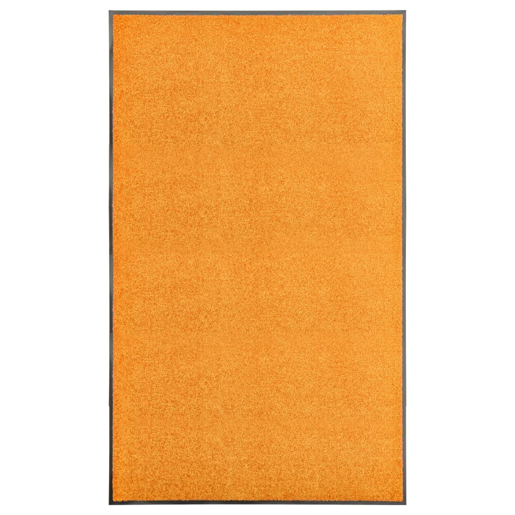 Vidaxl Doormat wäschen 90x150 cm orange