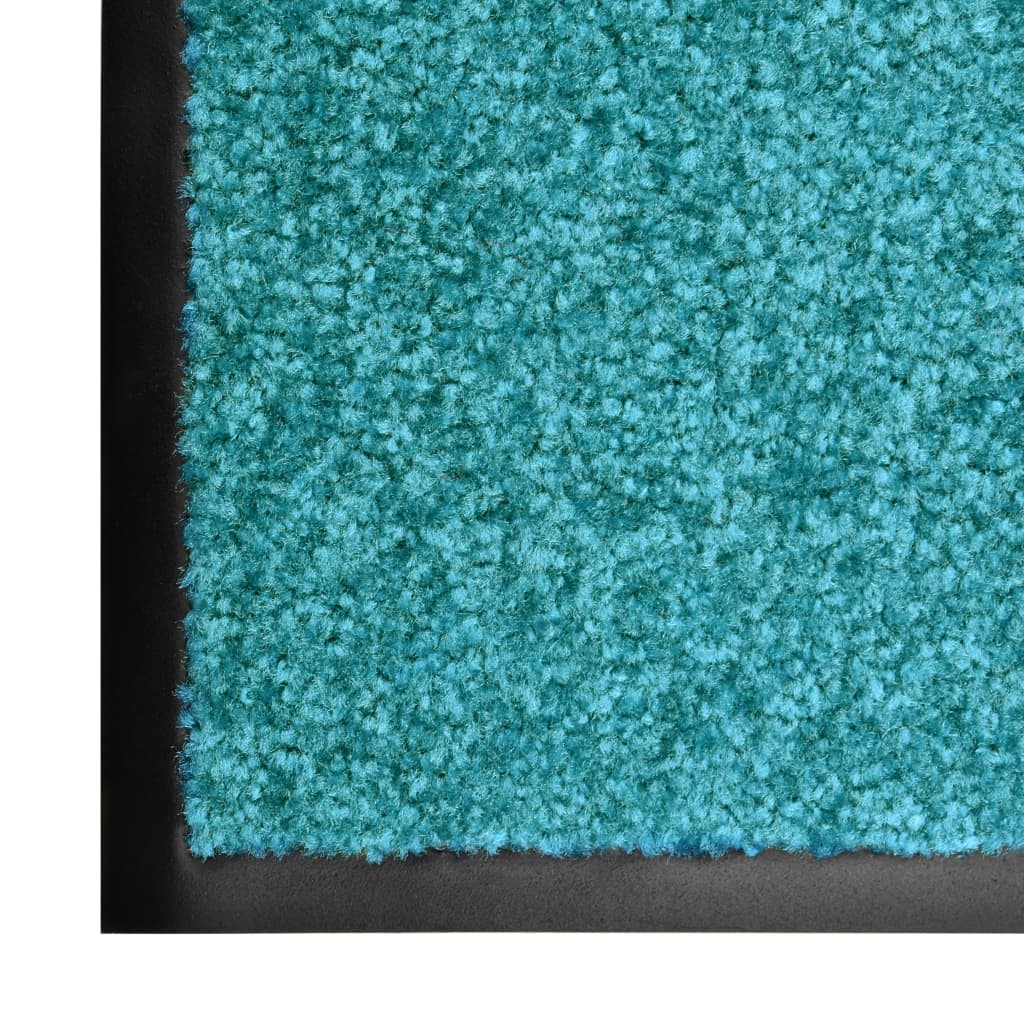 Vidaxl Doormat Walkable 40x60 cm Cyan