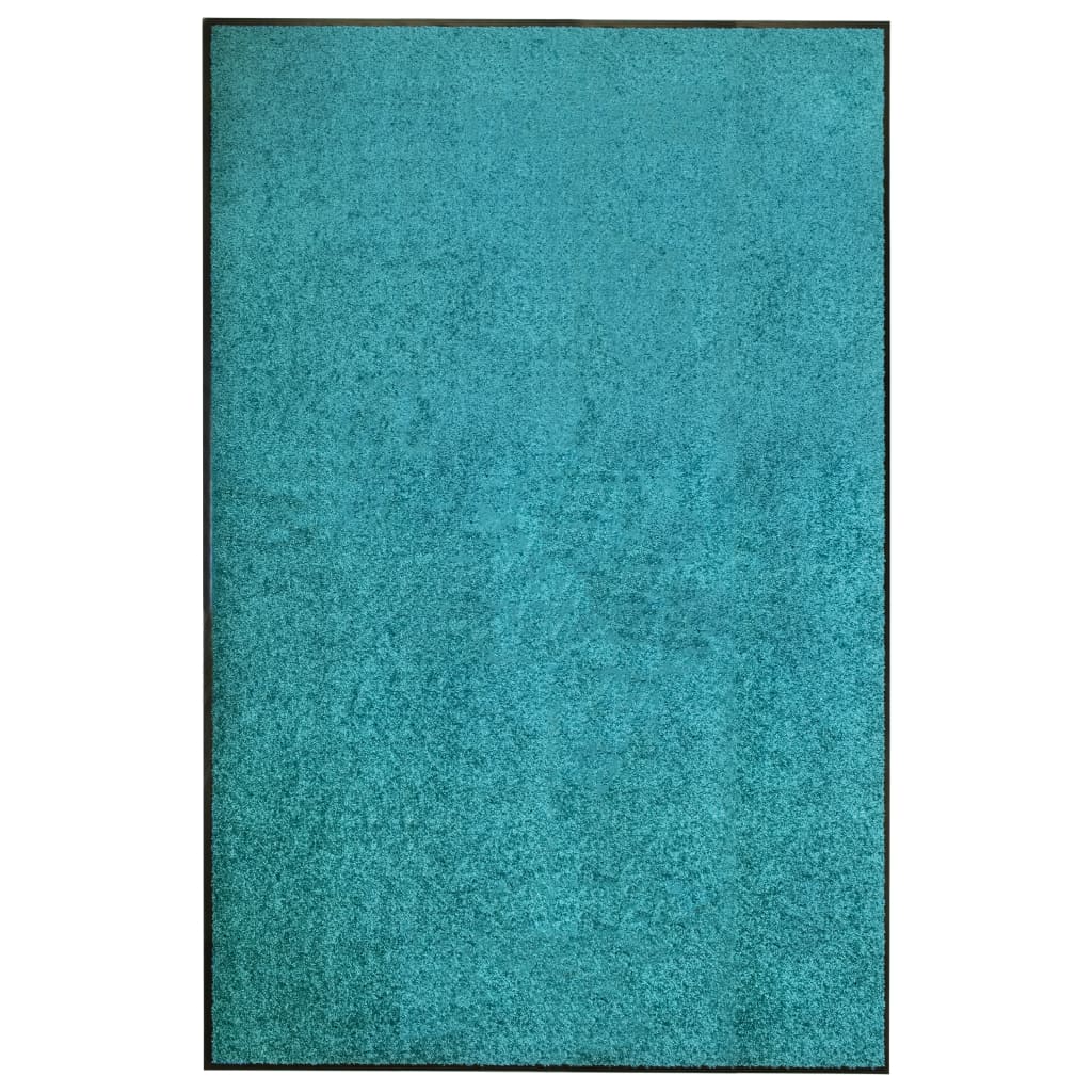 Vidaxl Doormat wäscht 120x180 cm Cyan