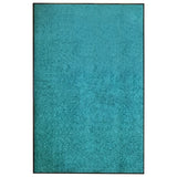 Vidaxl Doormat Waschable 120x180 cm Cyan