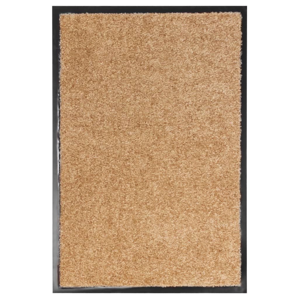 Vidaxl Doormat vaskbar 40x60 cm creme