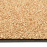 Vidaxl Doormat Washable 40x60 cm cream