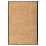 Vidaxx Fußmatte waschbar 60x90 cm Creme