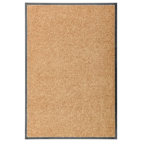 Vidaxx Fußmatte waschbar 60x90 cm Creme