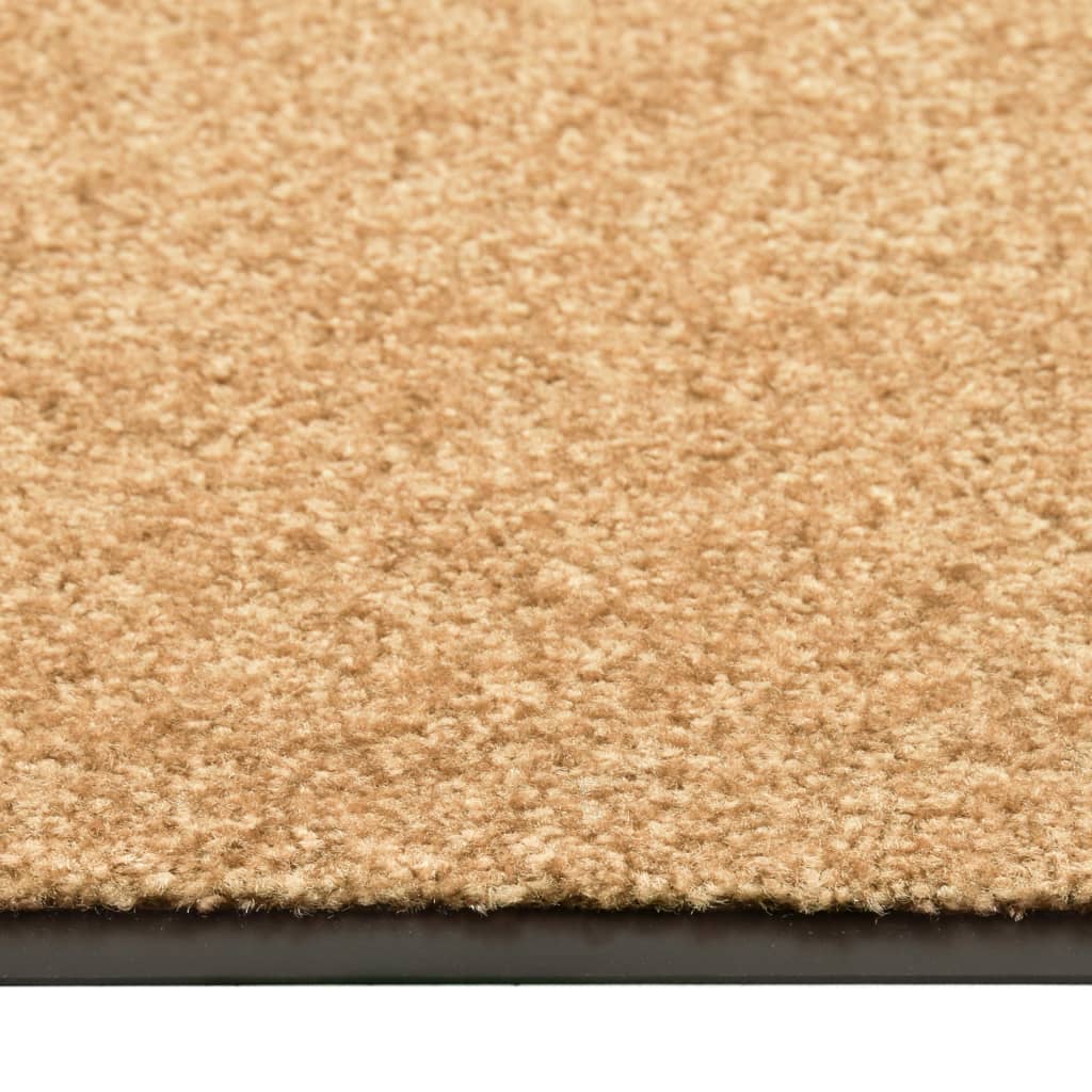 Vidaxx Fußmatte waschbar 60x90 cm Creme