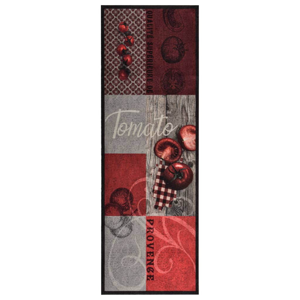 Vidaxl Kitchen Mat Matoable Tomato 45x150 cm