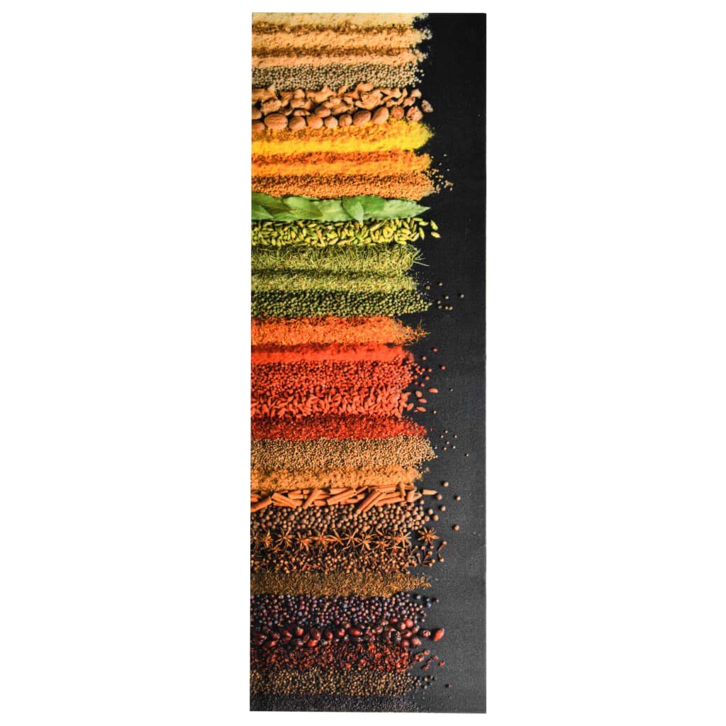 Vidaxl Kitchen Mat Washable Spice 60x180 cm