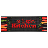 Vidaxl Cuisine Mat lavable Hot Spicy 45x150 cm