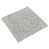 Vidaxl Carpet tiles 20 st 5 m² 50x50 cm light gray